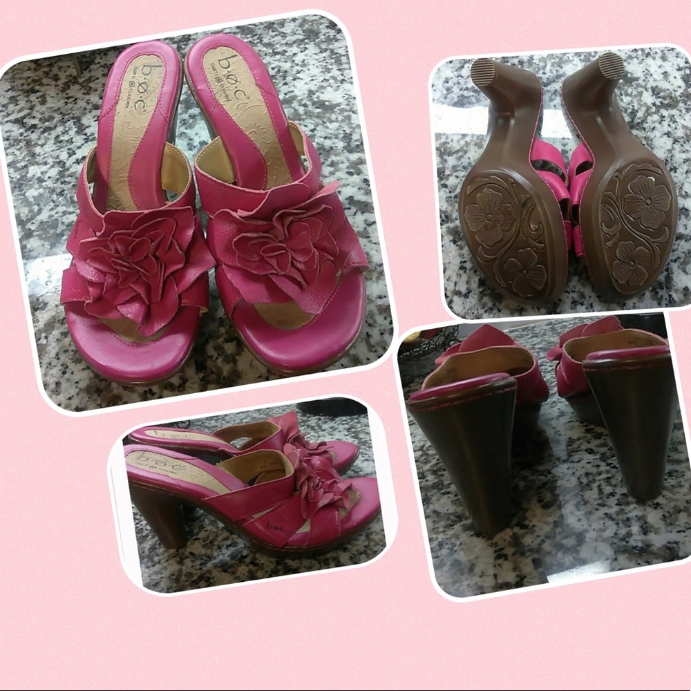 BORN Fuchsia Sandals (Size 9)